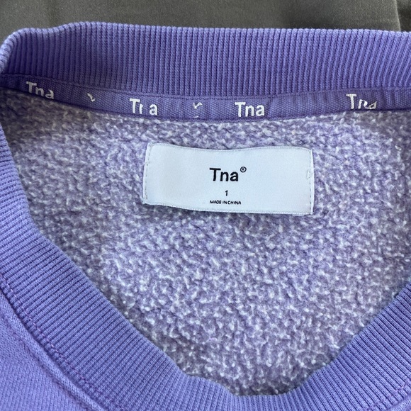 Purple size 1 tna oversized crewneck - Picture 3 of 3